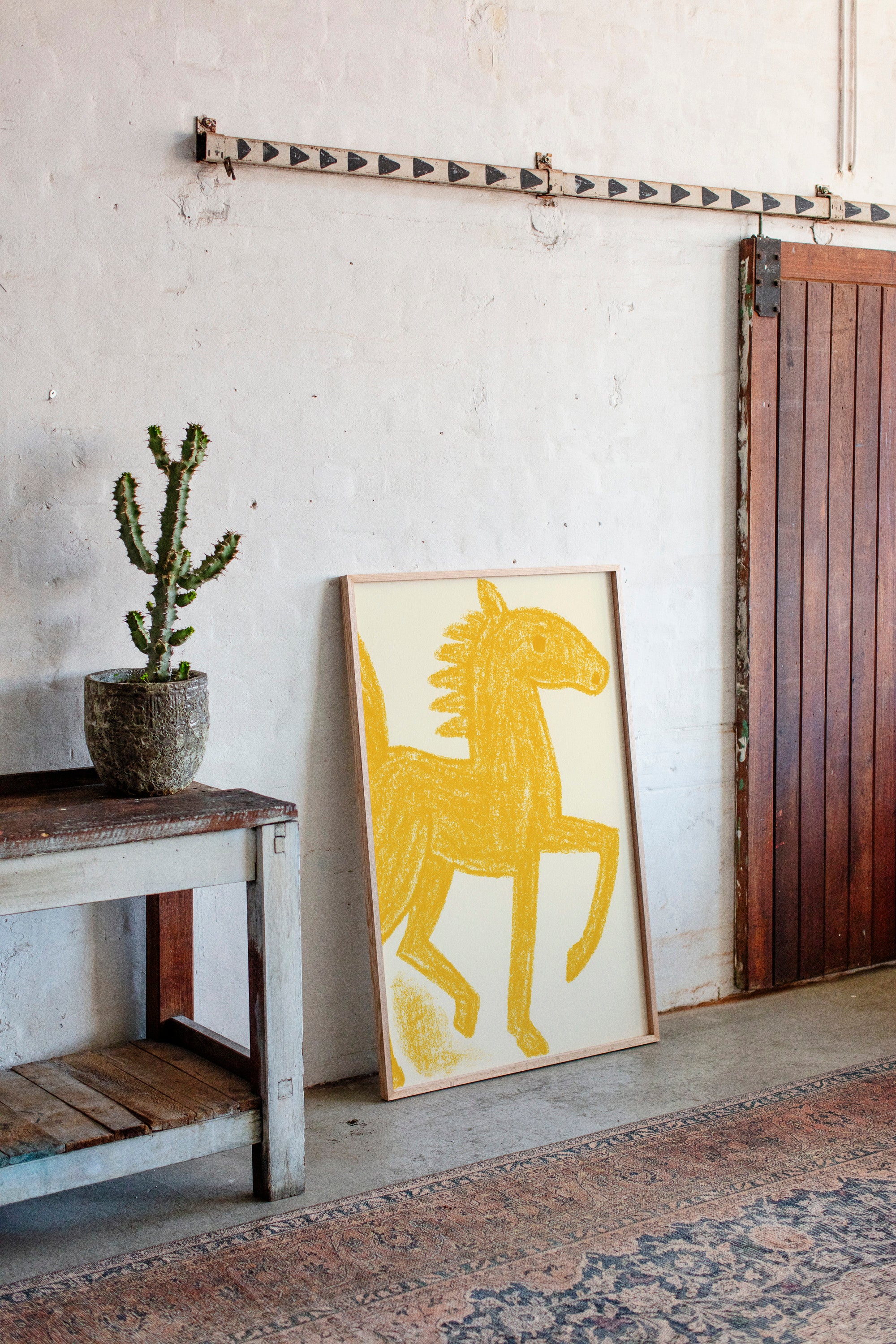 Wild Mustang In Golden Light