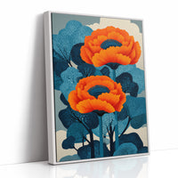 Two Fires in a Blue Forest