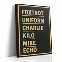 Foxtrot Uniform Charlie Kilo Print