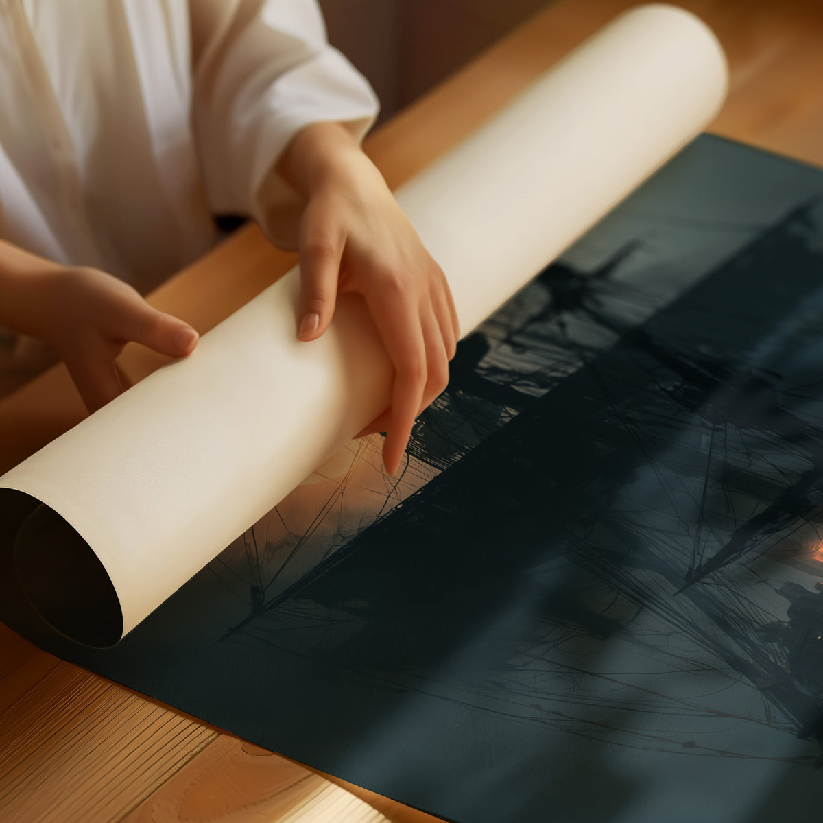 Shipshape It Is Not, rolled matte poster print
