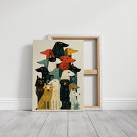 Dog Pack: A Folk Block-Print Chorus