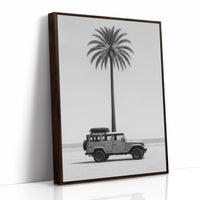 Palm Tree and Beach Cruiser Still Life