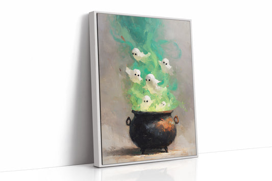 Spirits Dancing in Vibrant Mist