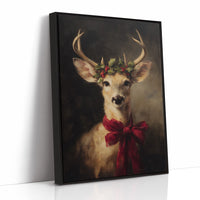 December's Gift Wears Holly Crown