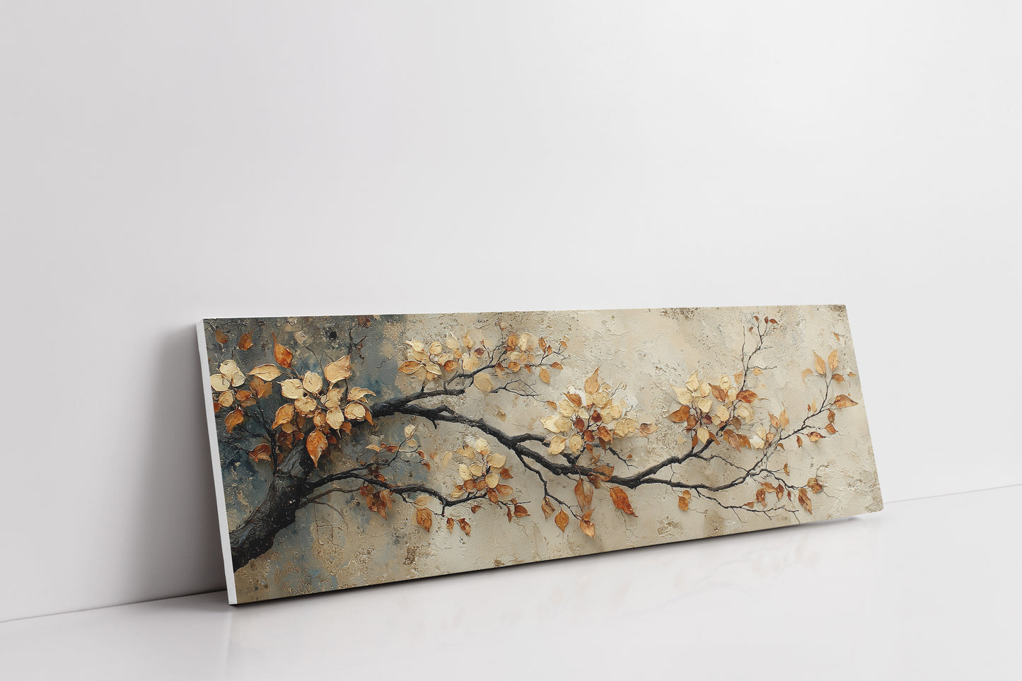 Golden Leaves On Quiet Branch