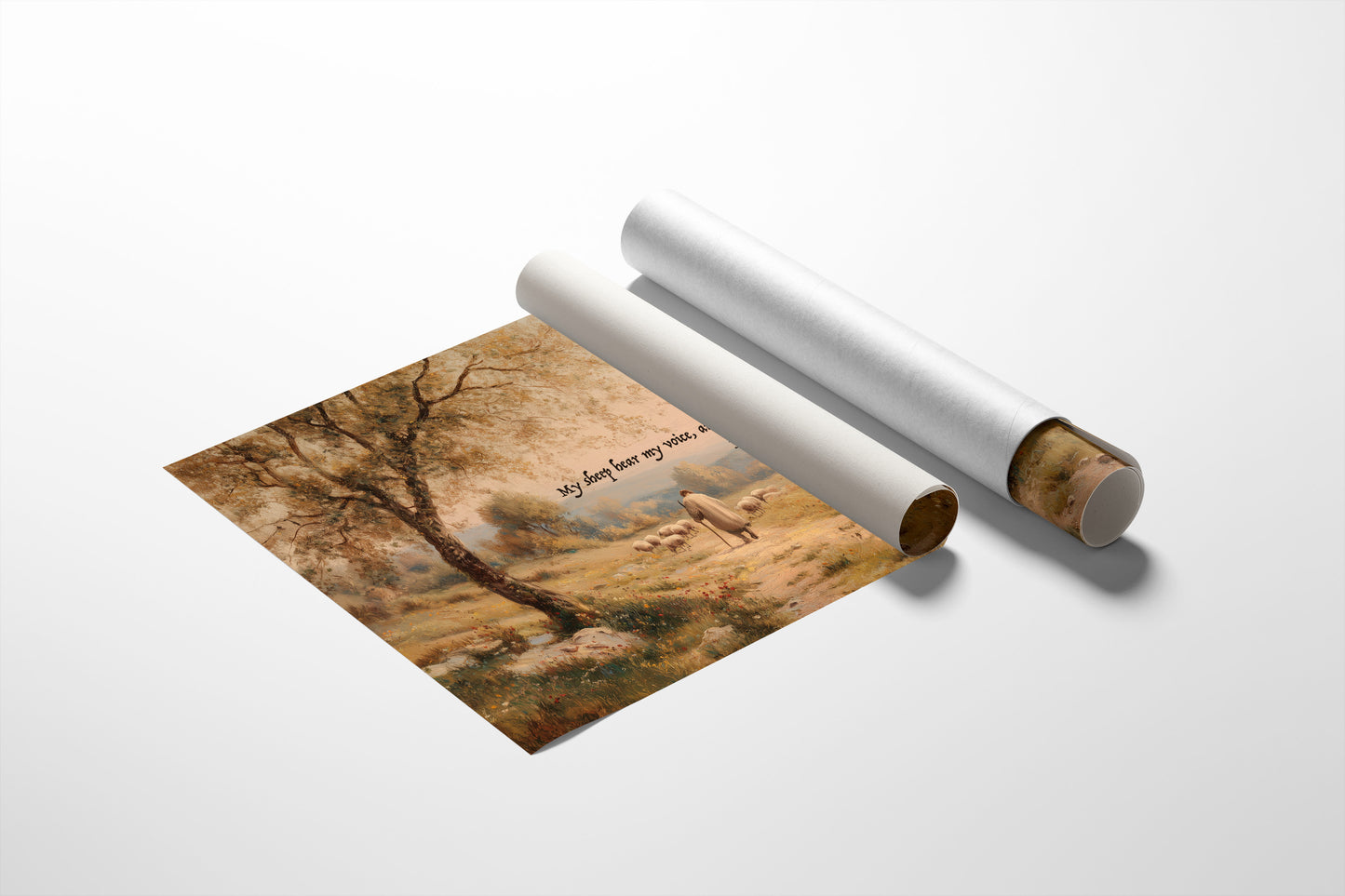 Shepherd's Path In Golden Light