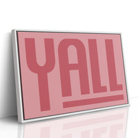 Yall Southern Charm Print in Pink