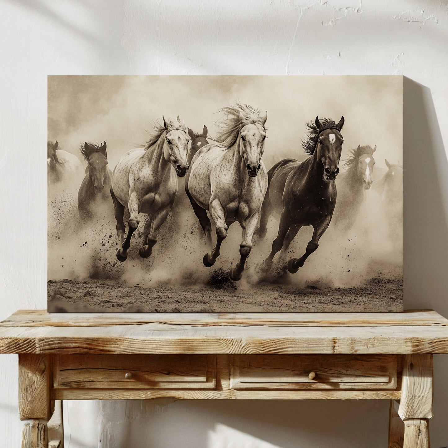 Thunder Hooves Chase Desert Wind