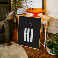 Islands Float Above Modern Letters