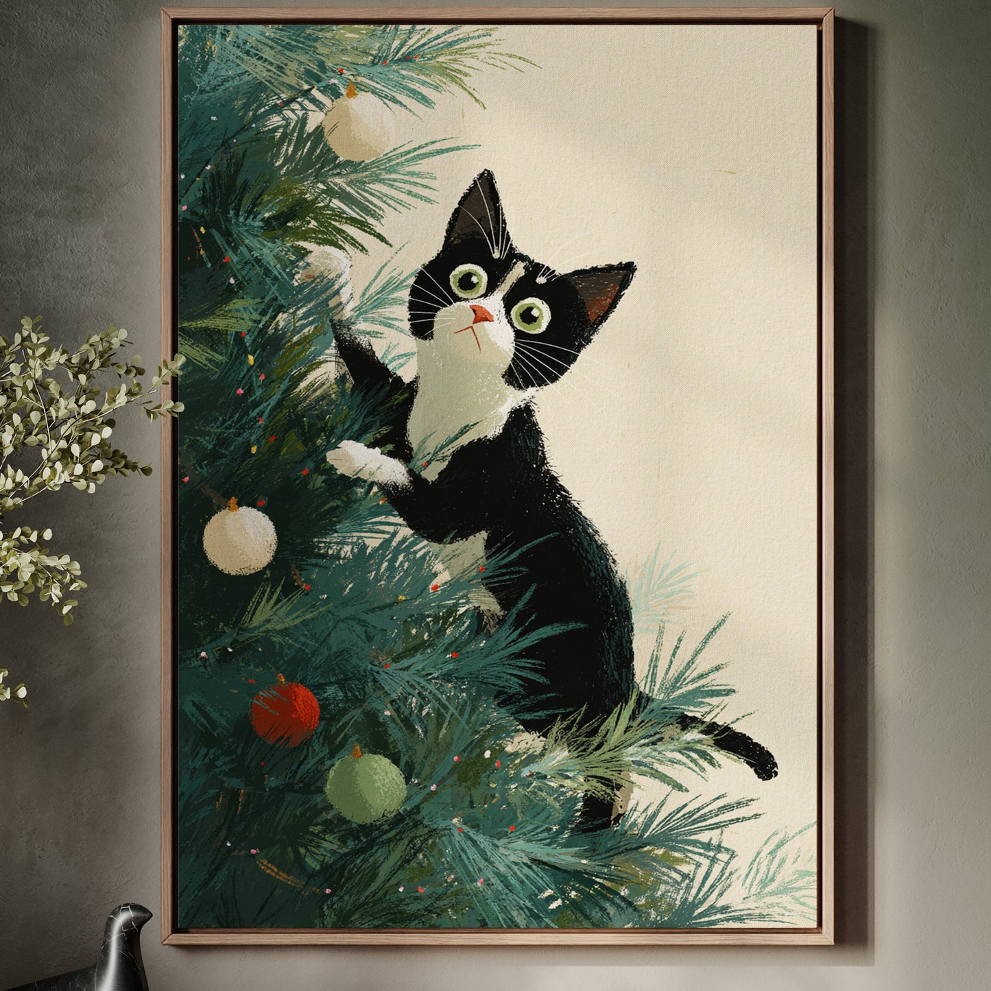 Curiosity Amongst Twinkling Lights