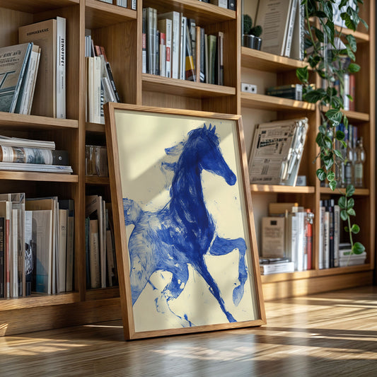 Indigo Stallion Rides The Wind