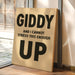 Giddy Up and I Cannot Stress This Enough Cream Edition