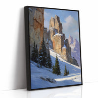 Winter Towers Pierce Azure Skies