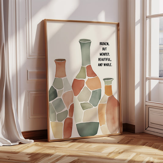 Broken But Mended Pottery Art