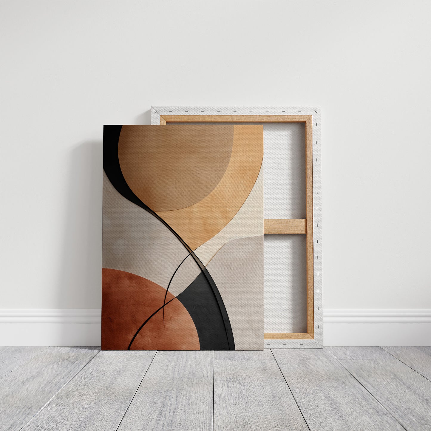 Curves Dance In Terracotta Light