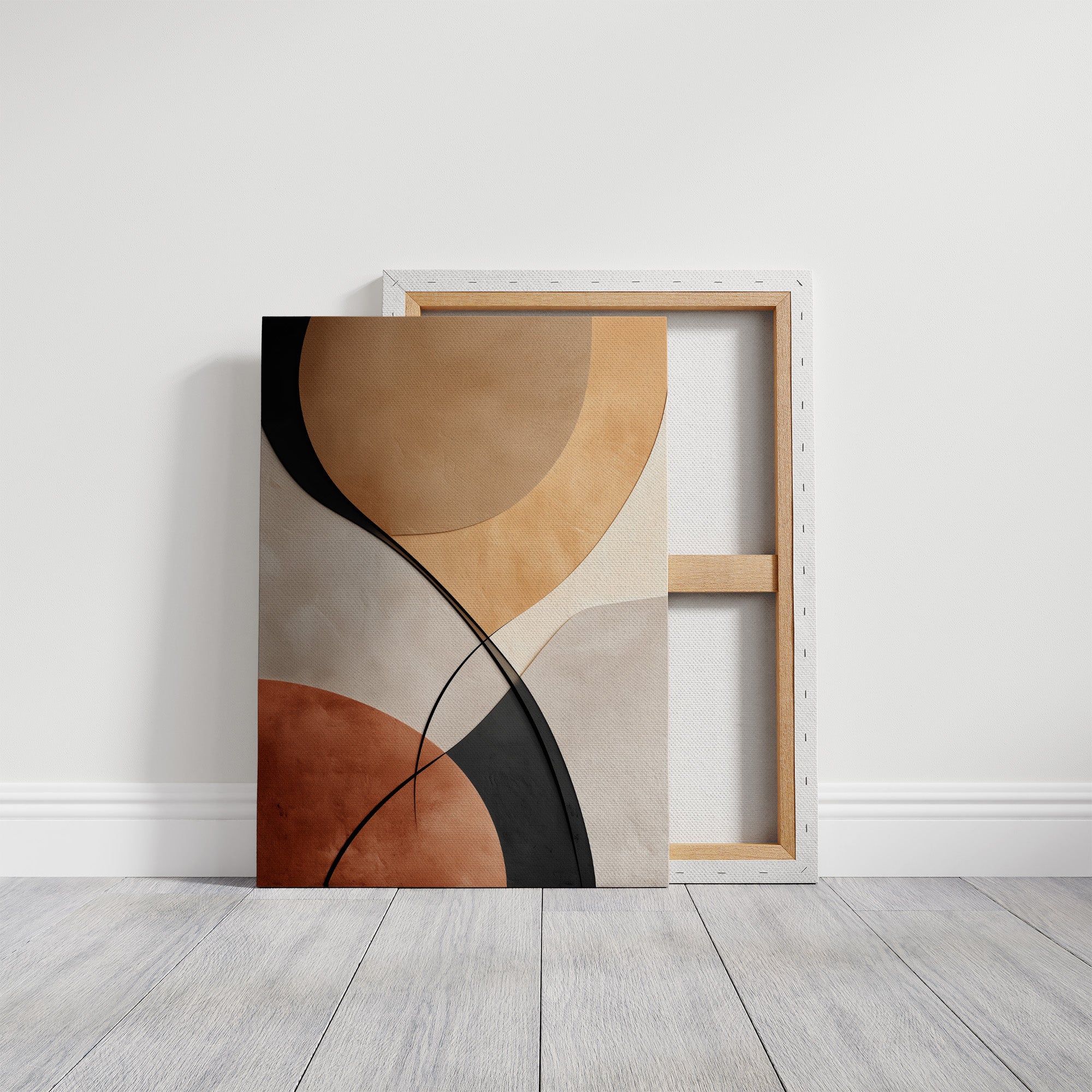 Curves Dance In Terracotta Light