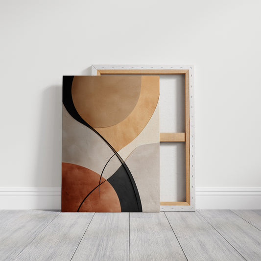 Curves Dance In Terracotta Light