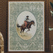 Sage Damask Frames Wild Bronco