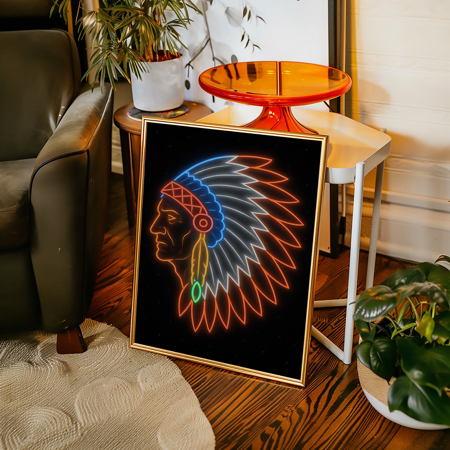 Neon Headdress Tribute
