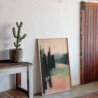 Cypress Trees Hold Evening's Secrets