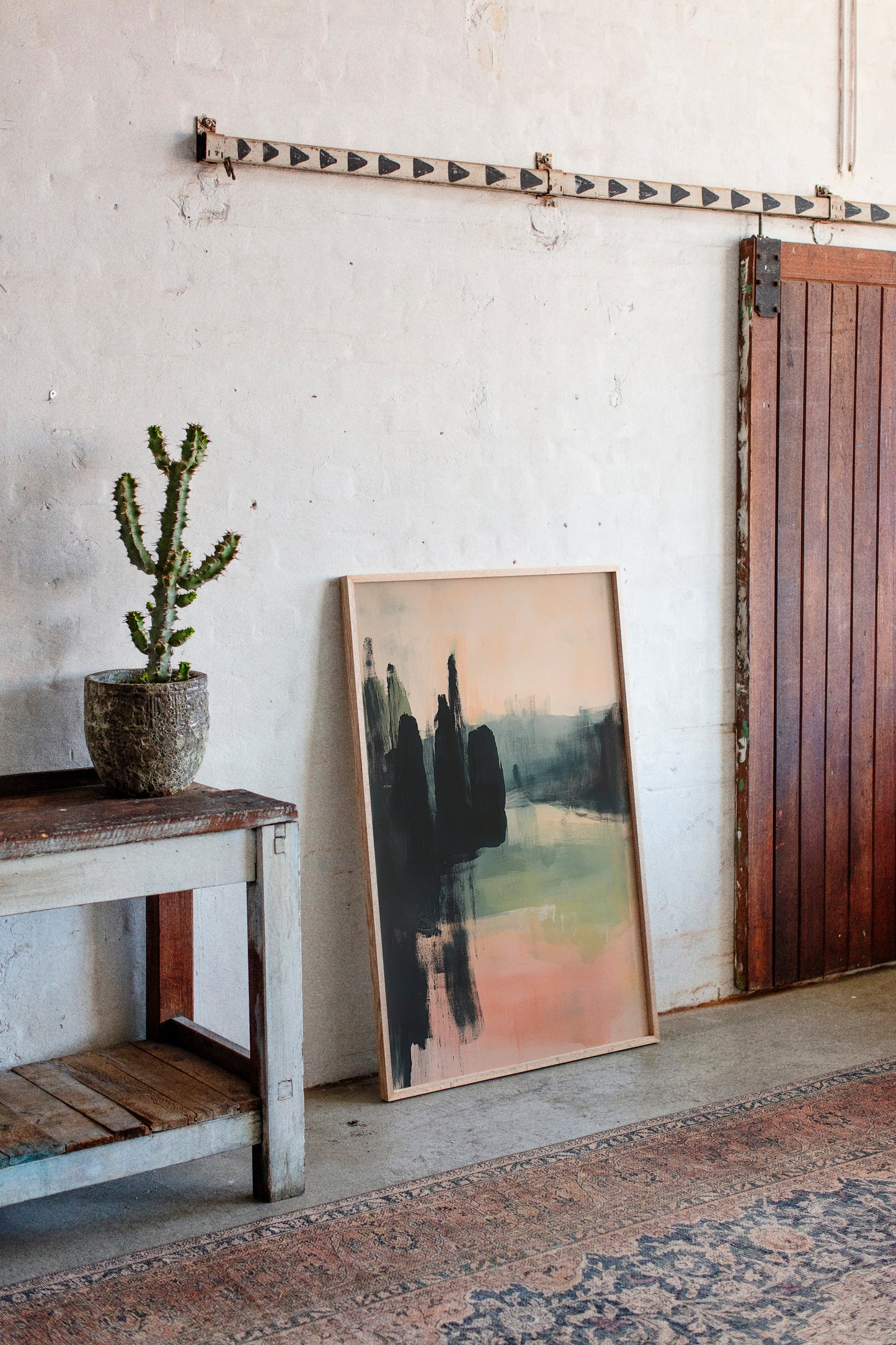 Cypress Trees Hold Evening's Secrets