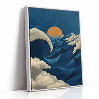The Sun Meets the Wave Halfway