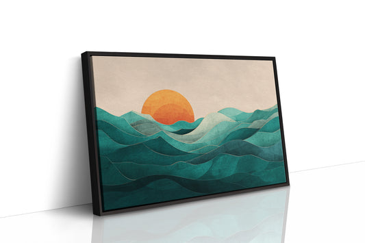Sunset Over Whispering Waters
