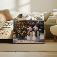 Snow Friends Share Christmas Eve Magic