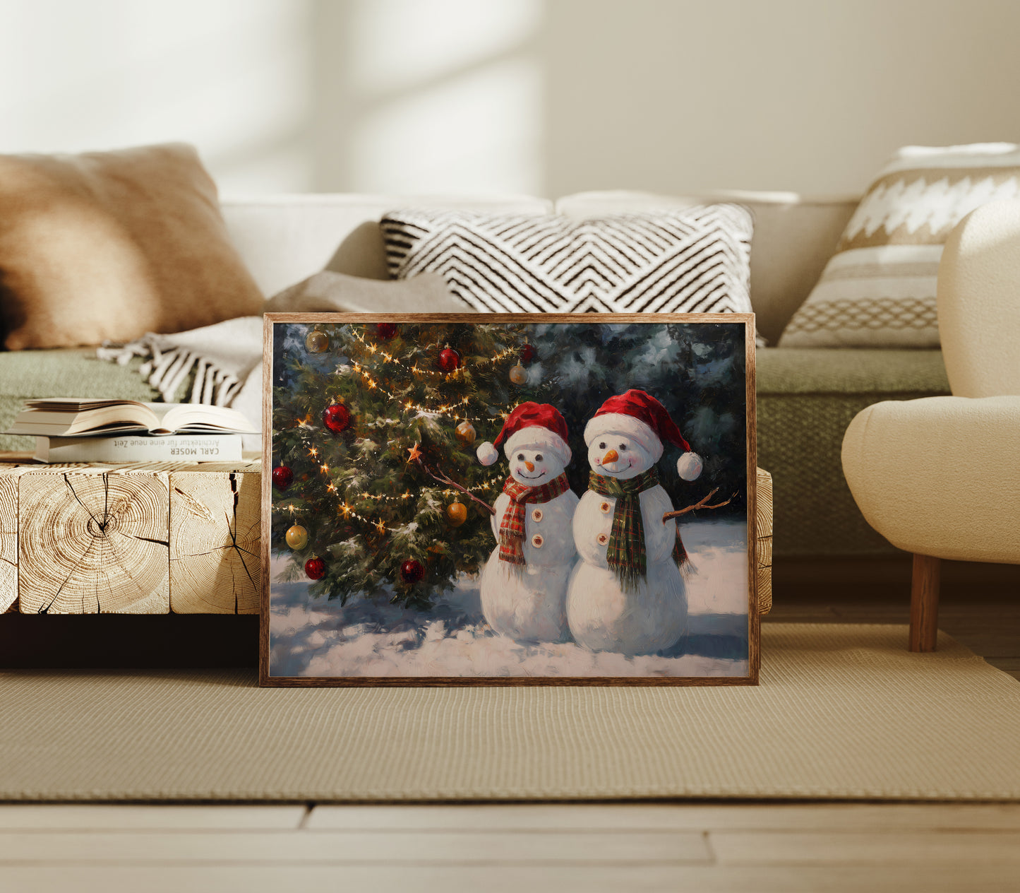 Snow Friends Share Christmas Eve Magic