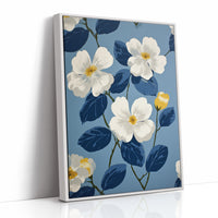 White Magnolias on a Blue Afternoon