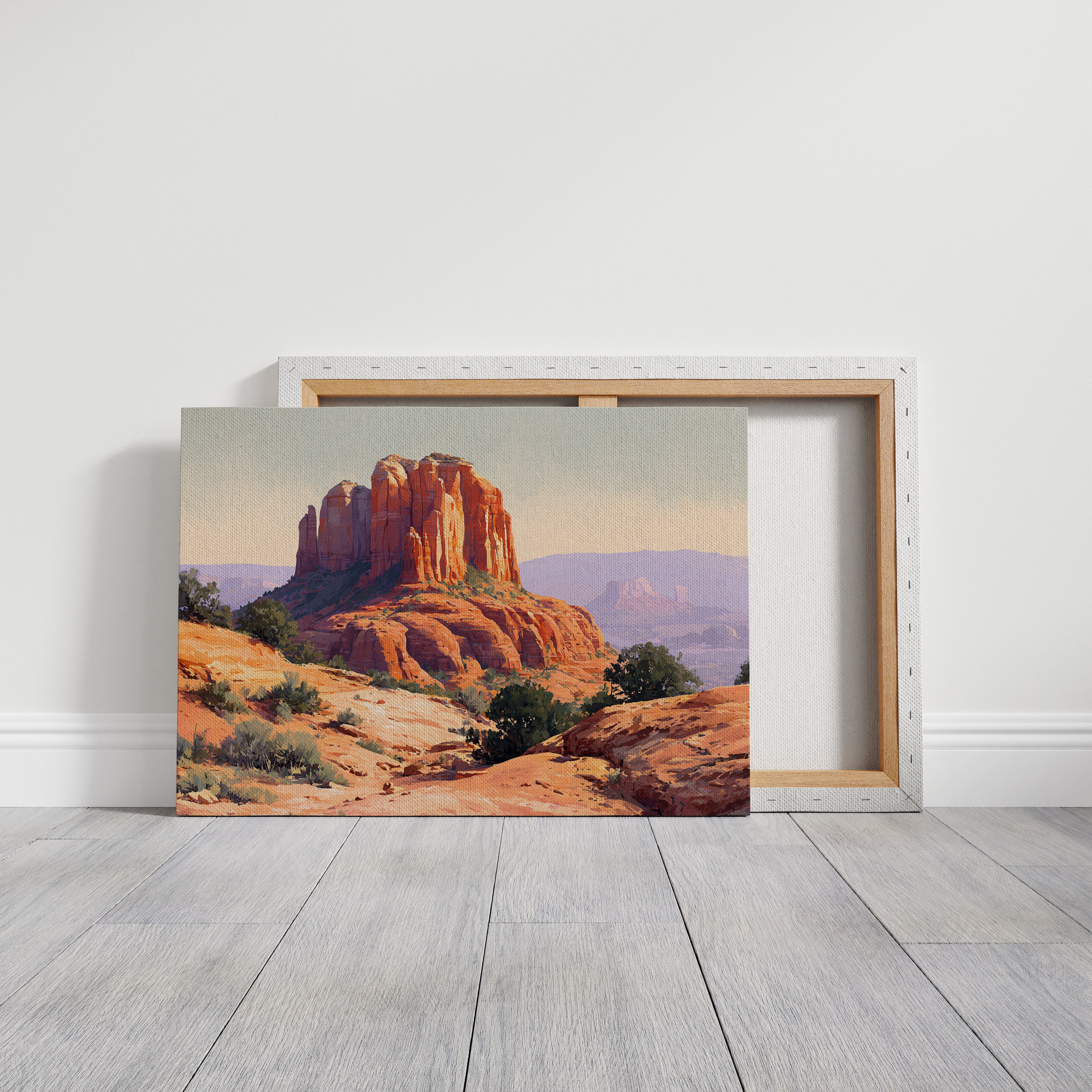 Sandstone Giants Guard Desert Dawn