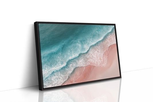 Tides Crafting Their Own Canvas