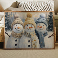 Three Friends Share Winter's Magic