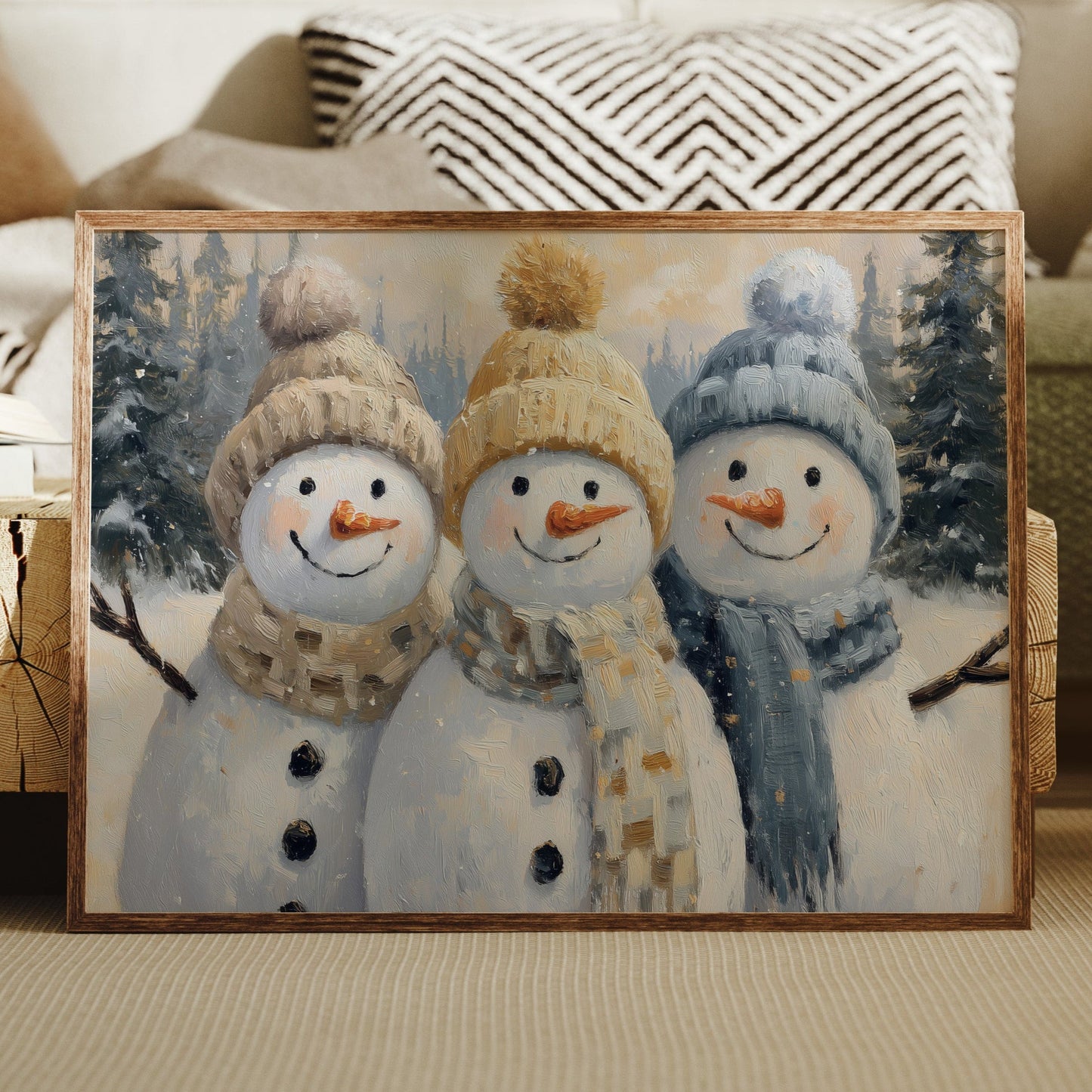Three Friends Share Winter's Magic