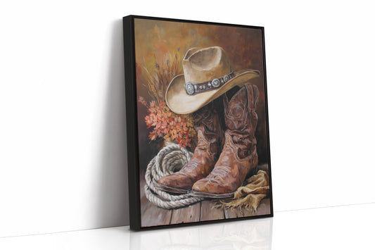 Weathered Boots Tell Ranch Stories