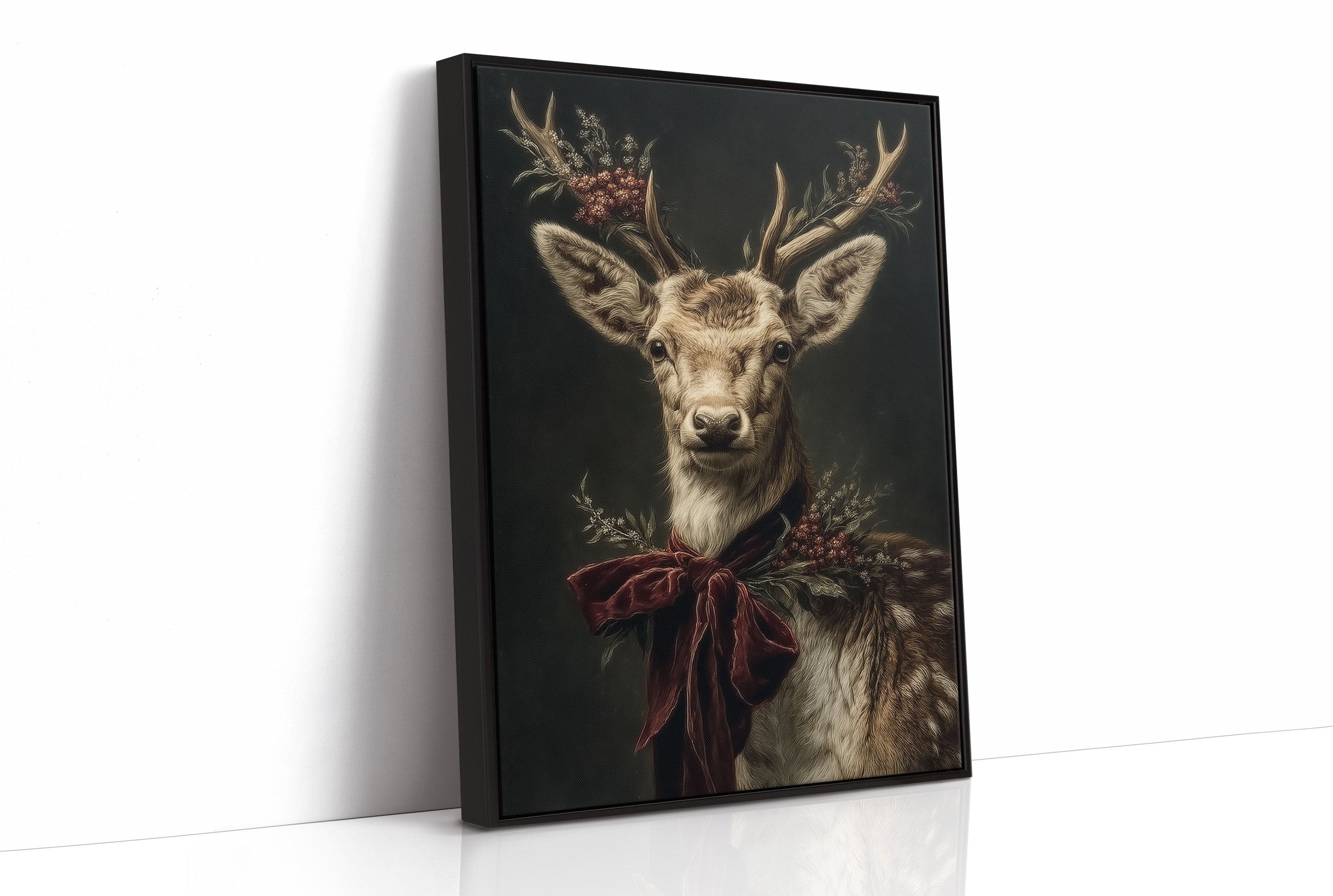 Noble Stag Brings Winter's Grace