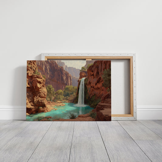 Turquoise Waters Meet Desert Walls