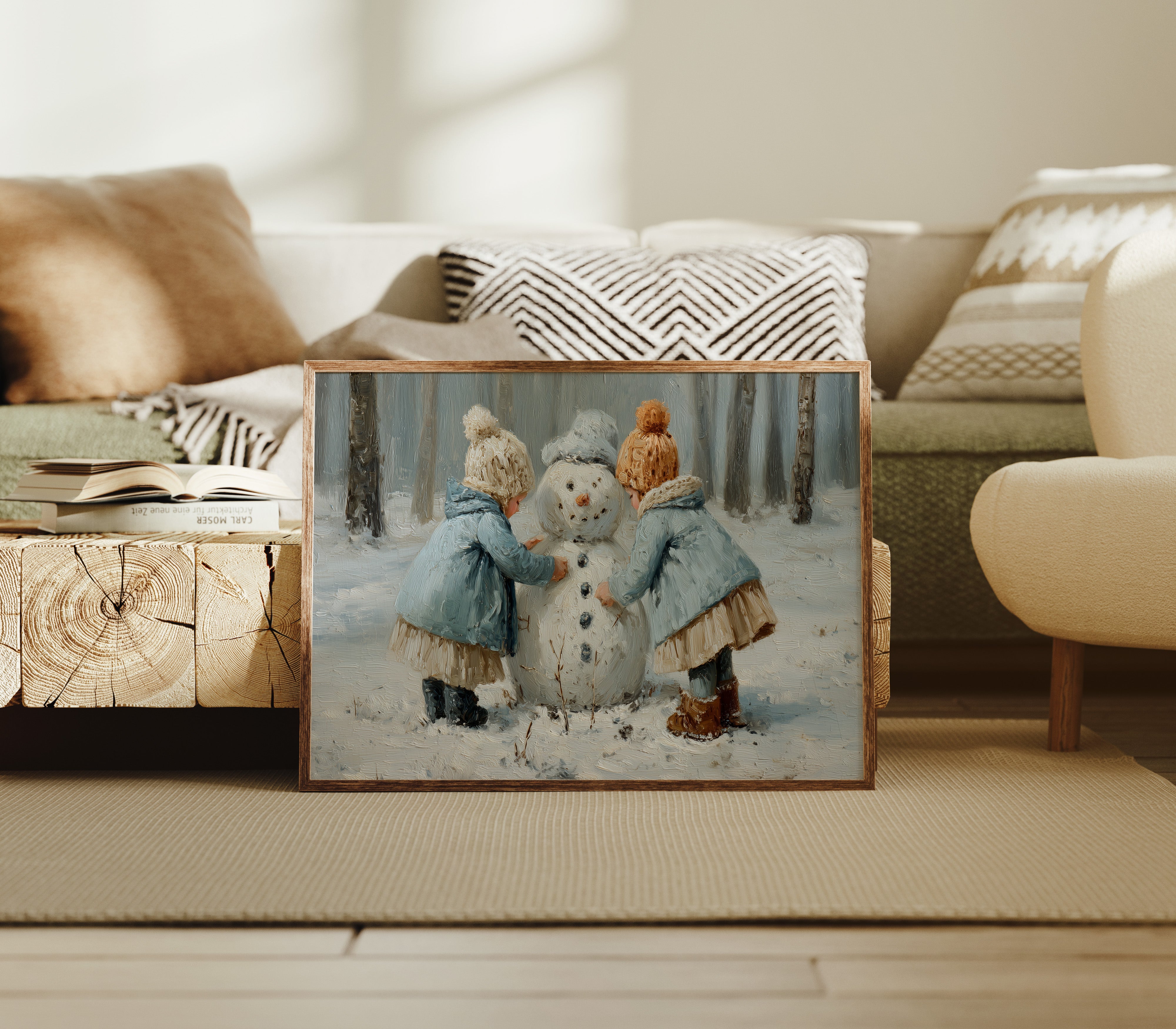 Winter Friends Share Secret Snow Tales