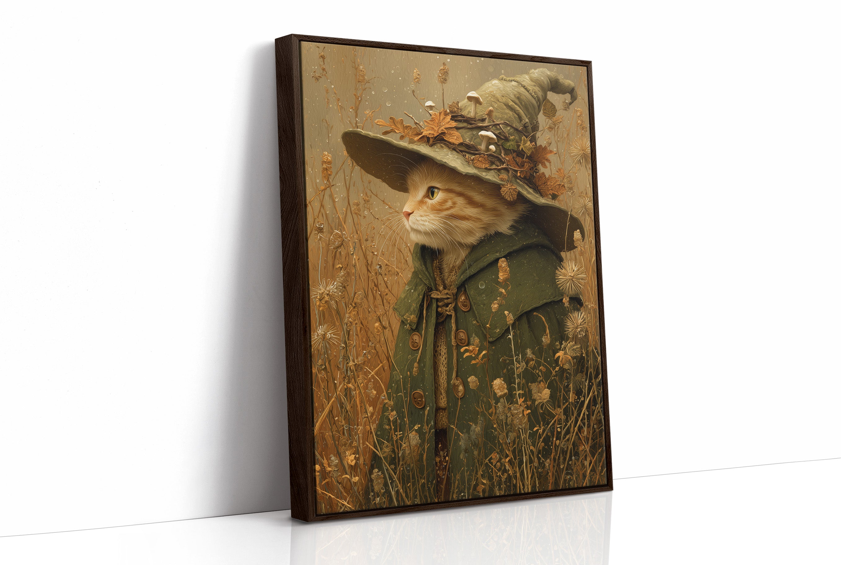 Autumn Sage Wears Fallen Leaves