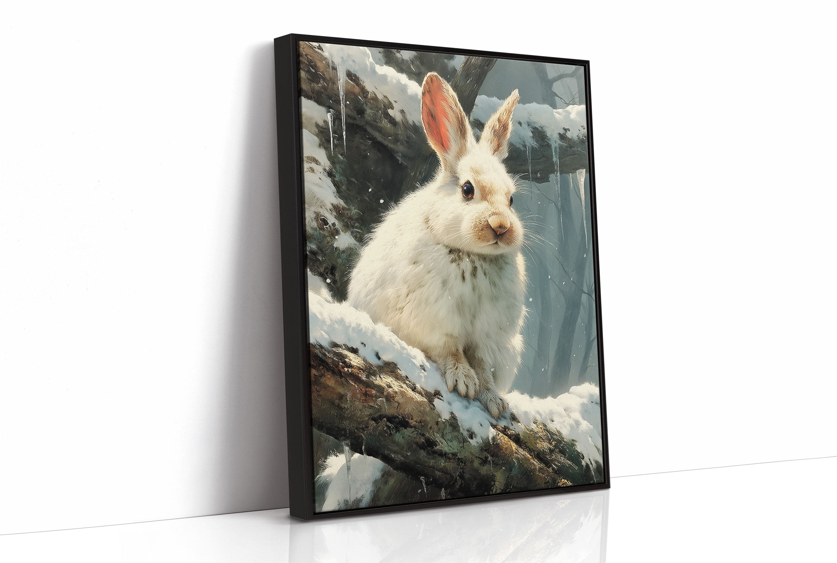 Snow Hare Brings Winter Magic