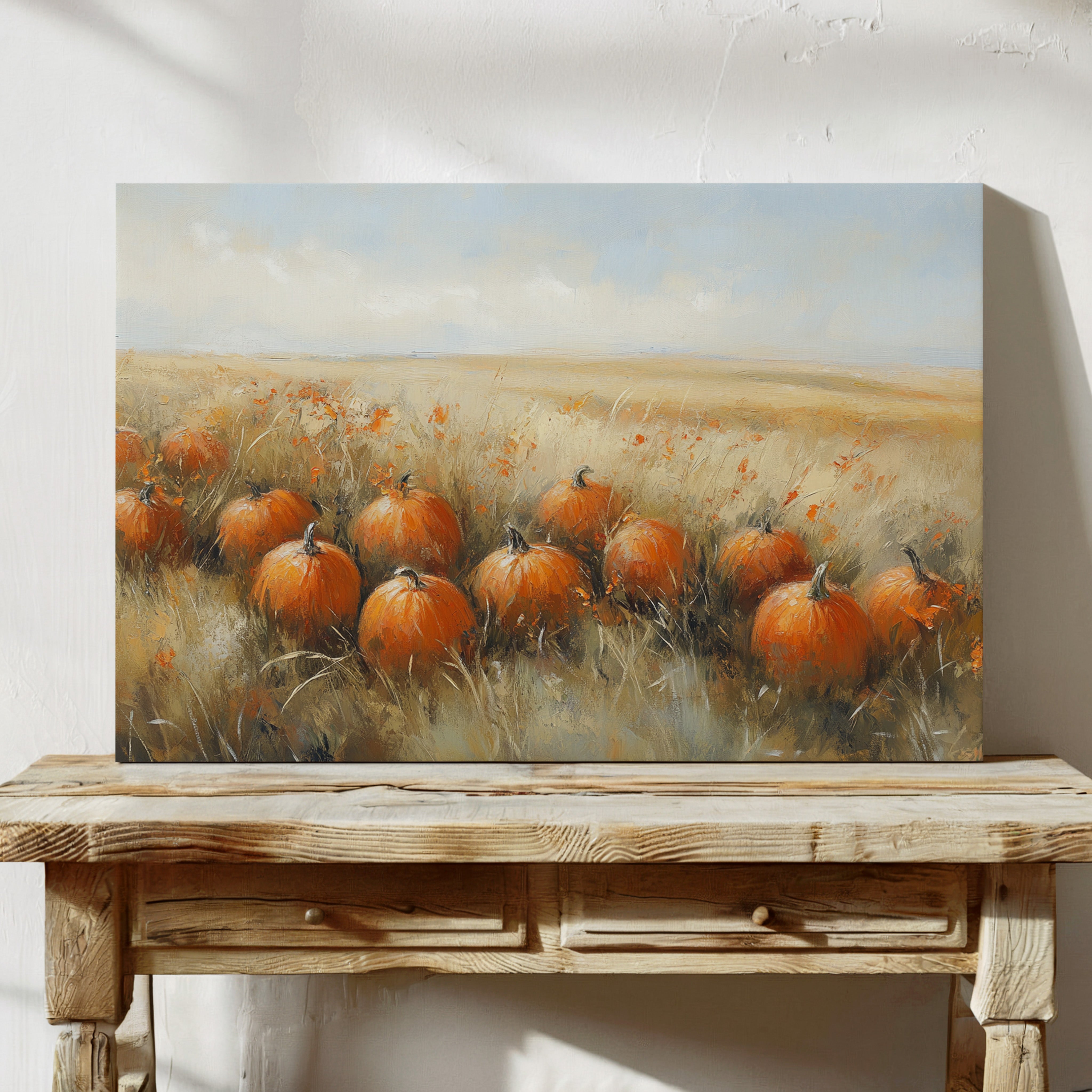 Autumn's Treasures Rest In Golden Fields