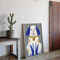 Blue Paws Paint A Happy Tale
