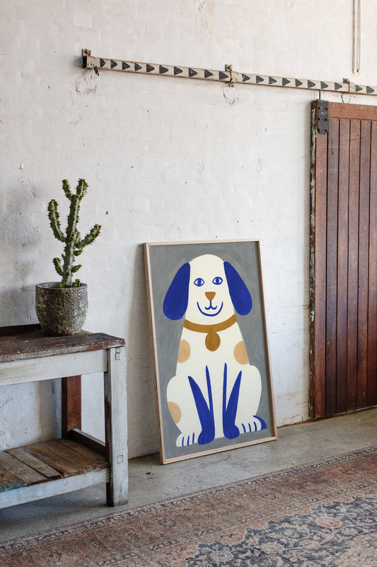 Blue Paws Paint A Happy Tale