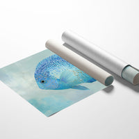 Azure Drift In Tranquil Waters