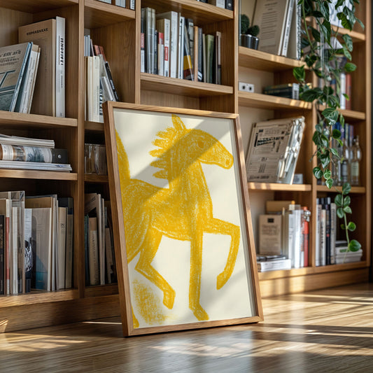 Wild Mustang In Golden Light