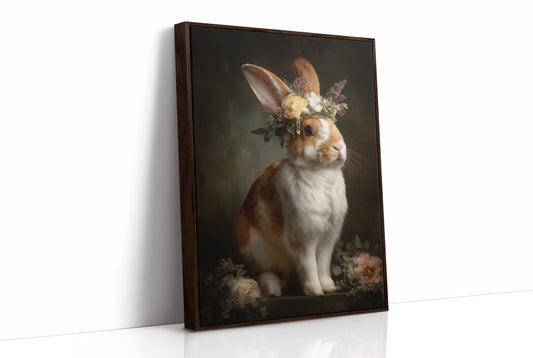 Floral Crown Graces Gentle Creature