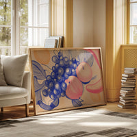 Sweet Orchard Lines In Blue