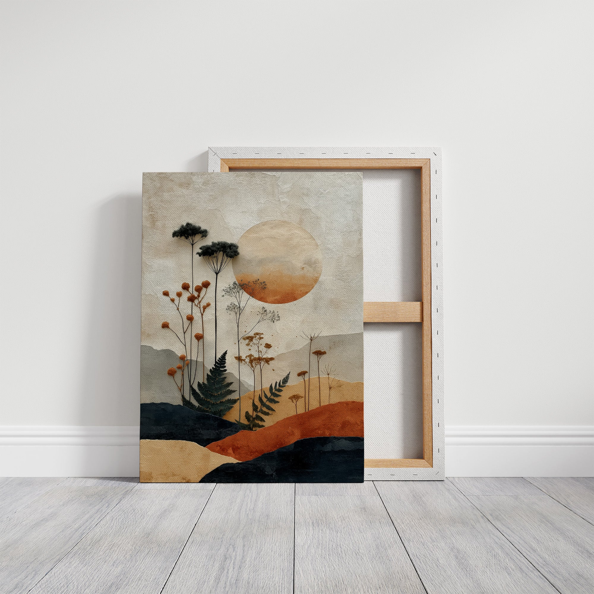 Moonlit Ferns Dance Through Autumn