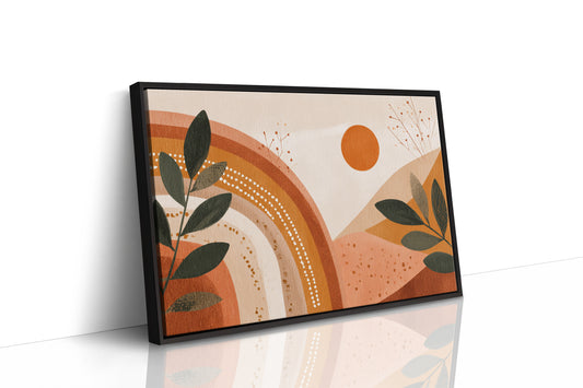 Sunset Over Earthly Tones