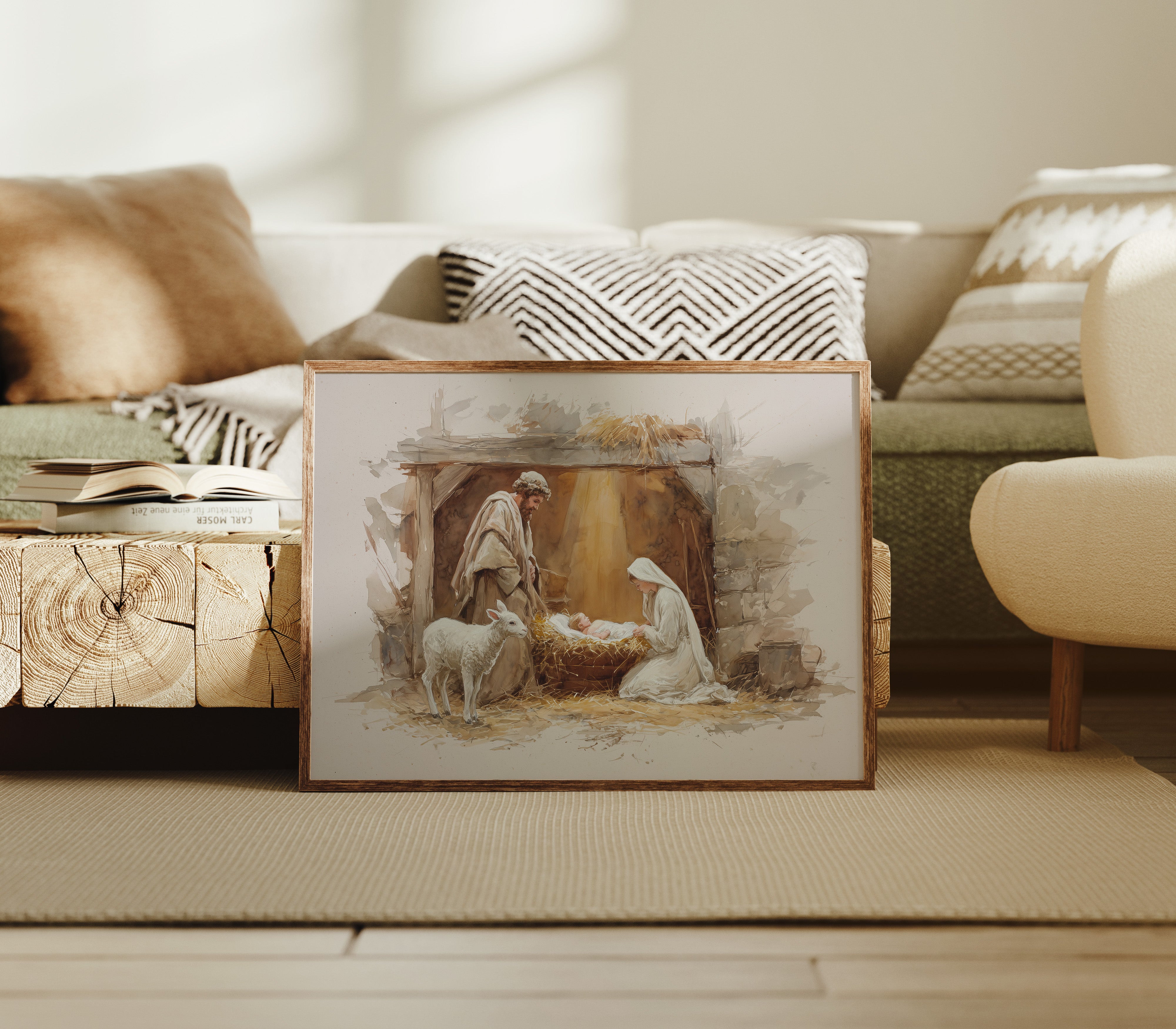 Sacred Light Illuminates Winter's Night